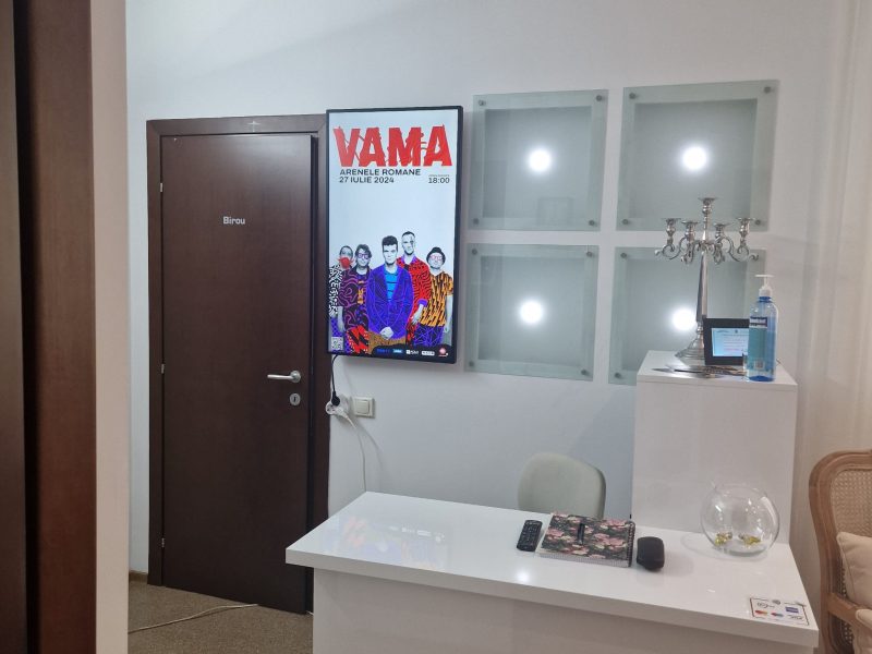 Reteaua Digitala DOOH Indoor - Malina Clinic