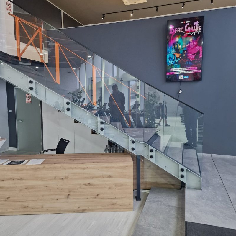 Reteaua Digitala DOOH Indoor - FLEXX Gym Militari