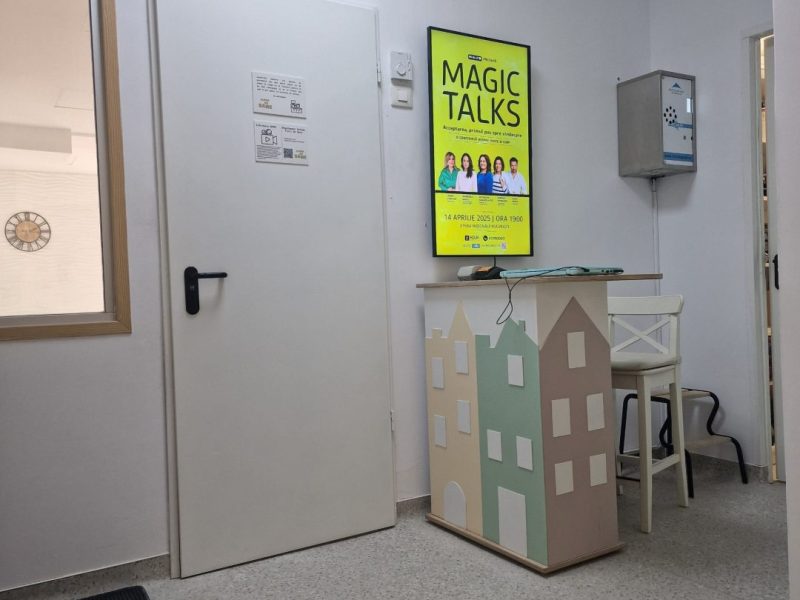 Reteaua Digitala DOOH Indoor - Kineto Bebe