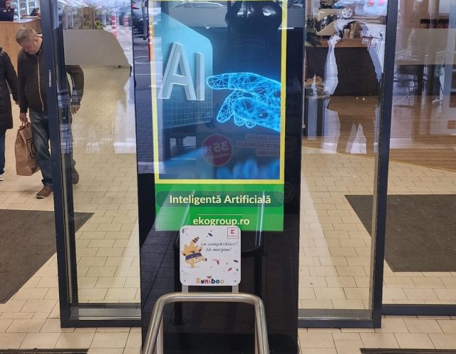 Publicitate targetată în Cluj Napoca prin rețeaua DOOH EkoGroup sub managementul lui Ciprian Petrescu