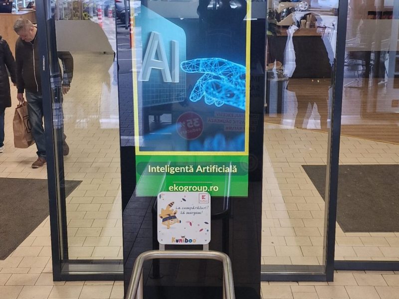 Publicitate targetată în Cluj Napoca prin rețeaua DOOH EkoGroup sub managementul lui Ciprian Petrescu
